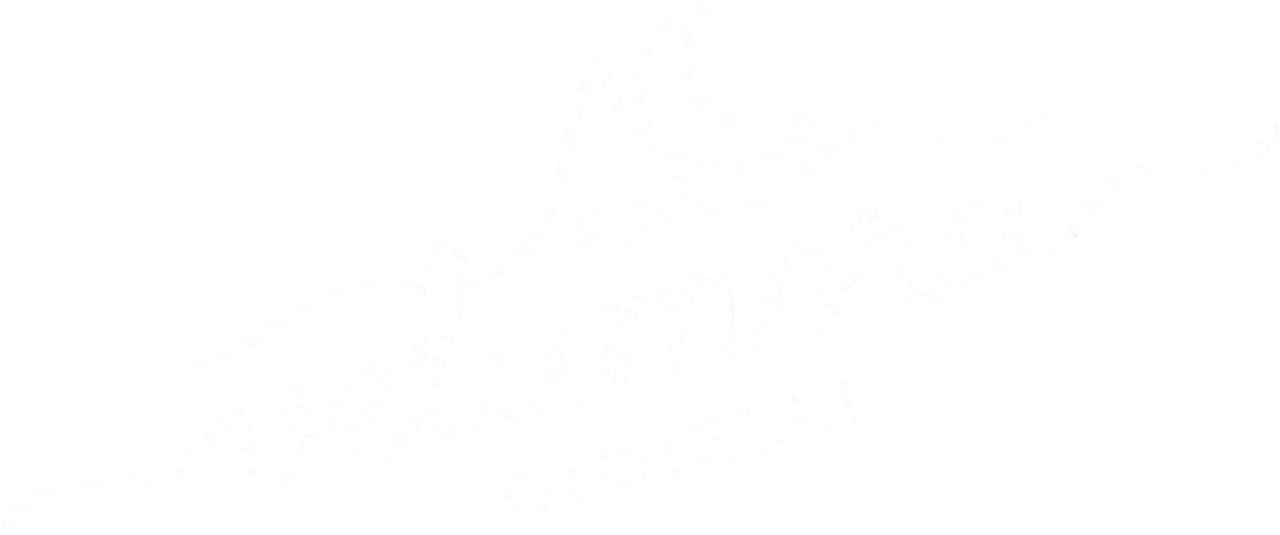 Logo Velamora Gioielli con luna e onda | Incisioni personalizzate e fotografiche